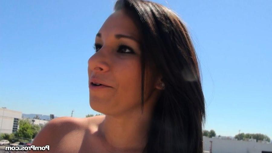 16P Pornstar Kim Kennedy fucked on a real roof top