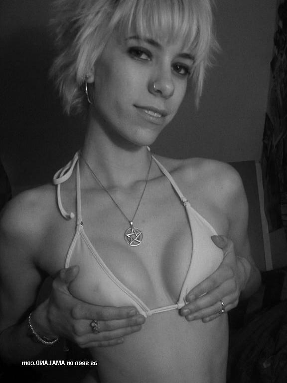 14P Compilation of a gothic honey stripping naked and spreading