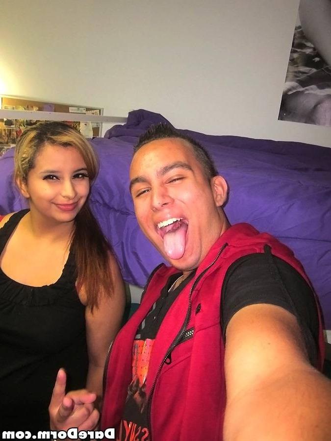 15P Horny college sluts fucking their pussies in dorm party