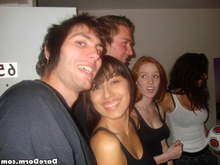 15P Horny college teen girls doing fucking after drinking party