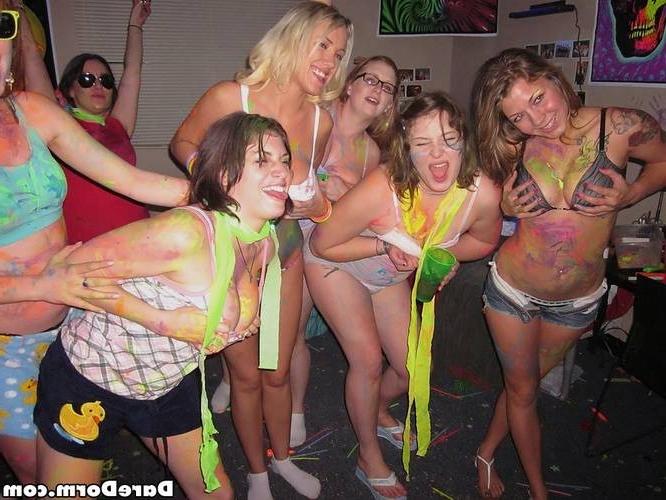 15P Real college girls fucking hard after a great dorm party