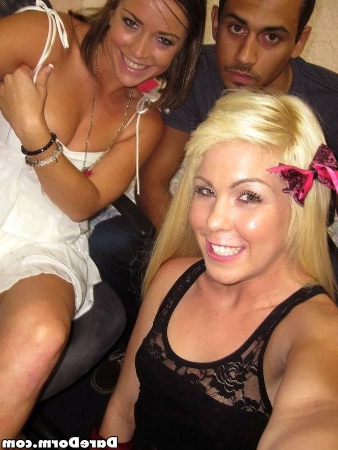 15P Naughty college girls got fucked in their dorm party