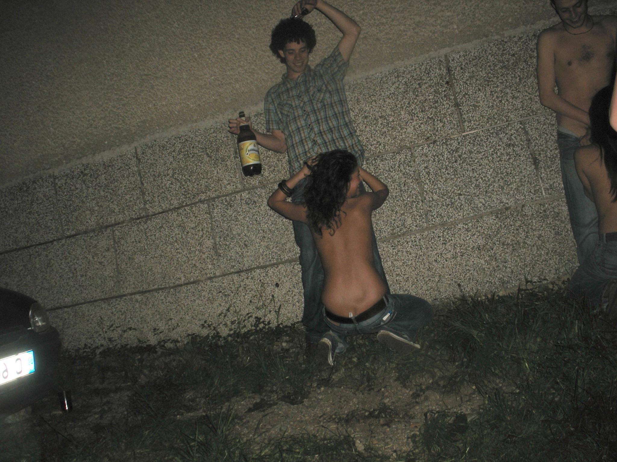 15P Real college party girlfriends fucking