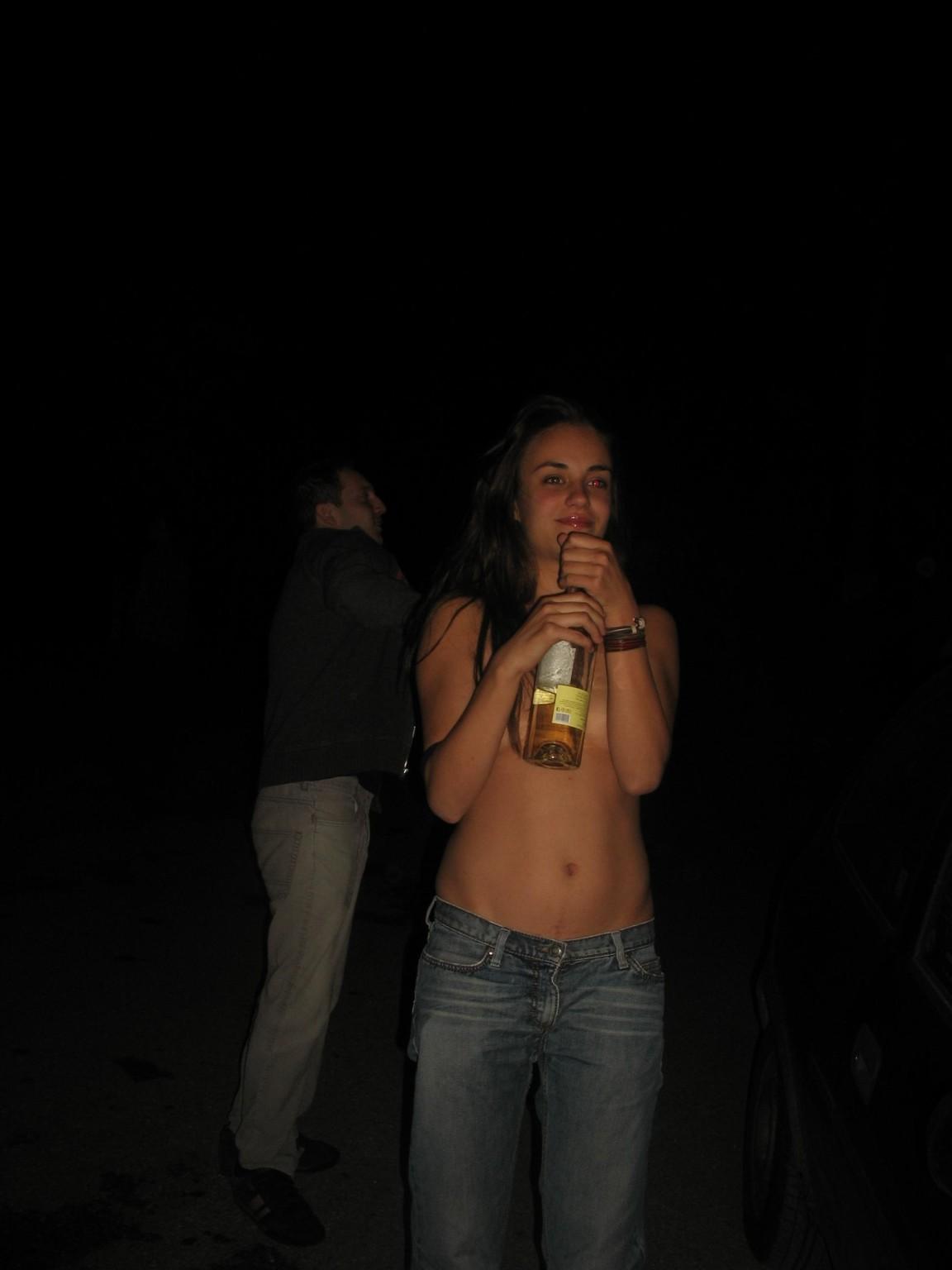 15P Real college party girlfriends fucking