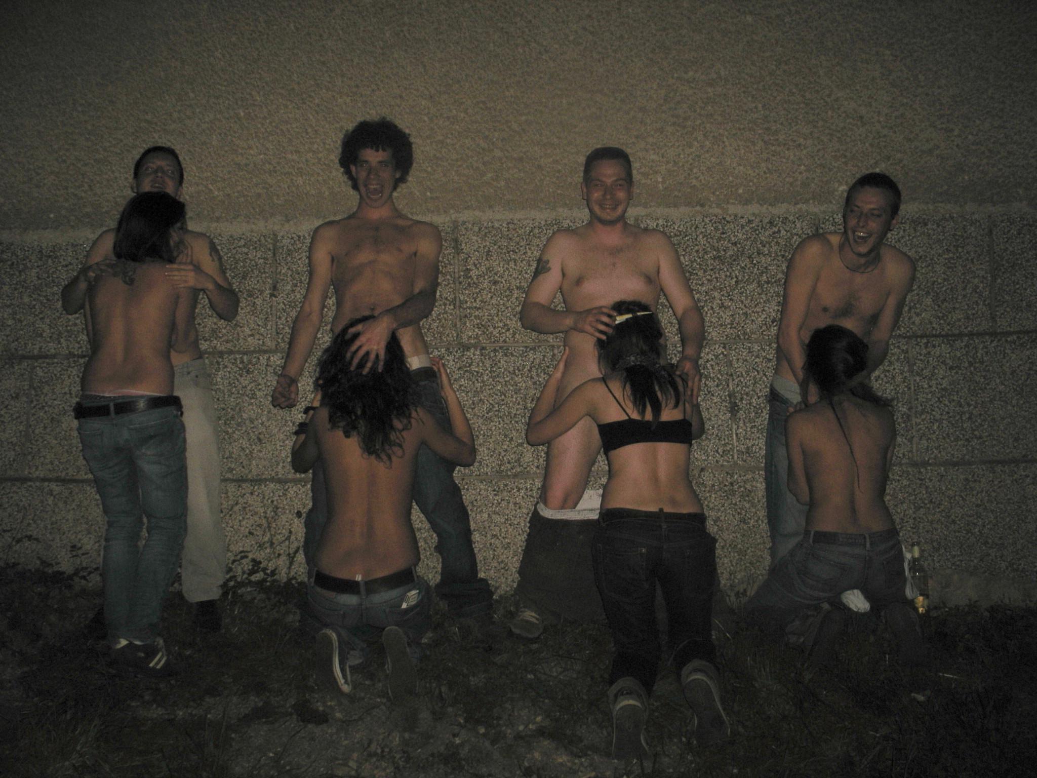 15P Real college party girlfriends fucking