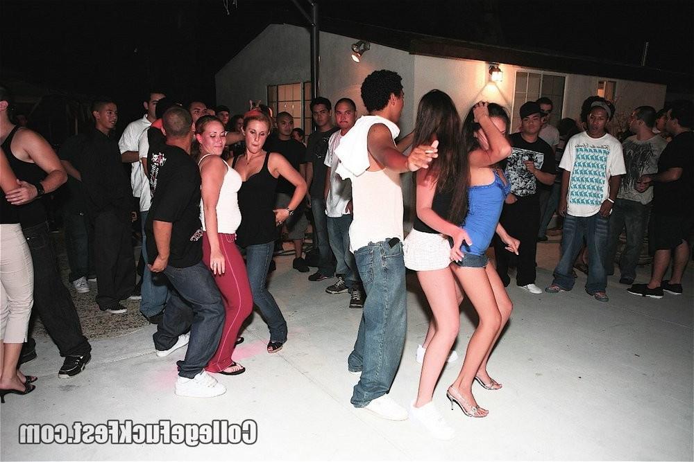 12P Gorgeous college slut fuck her friend at the wild drunken party