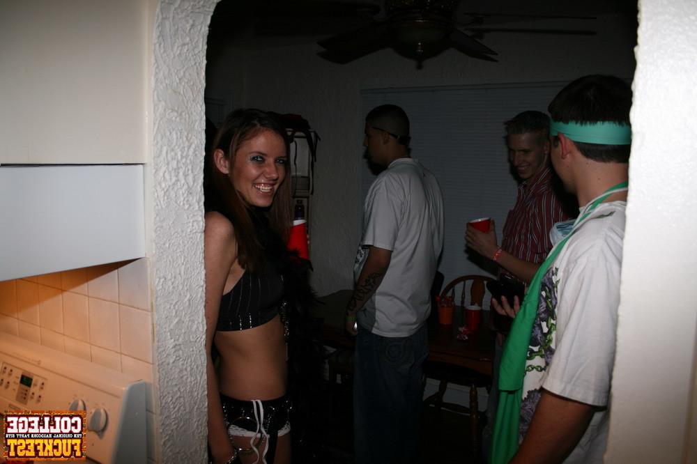 12P Crazy and wild party chicks get dirty and naughty at the party