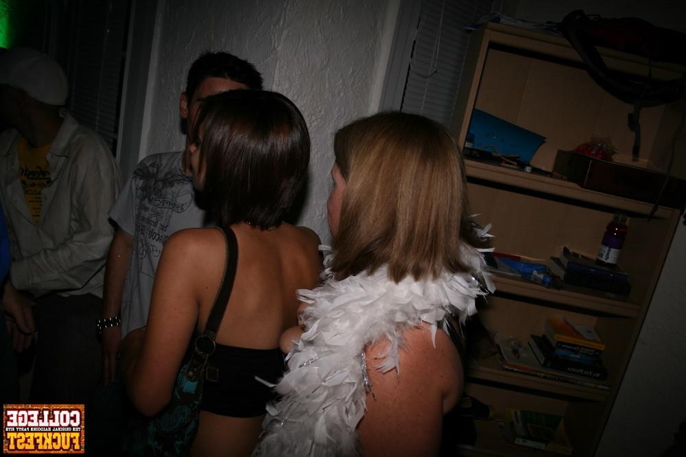 12P Crazy and wild party chicks get dirty and naughty at the party
