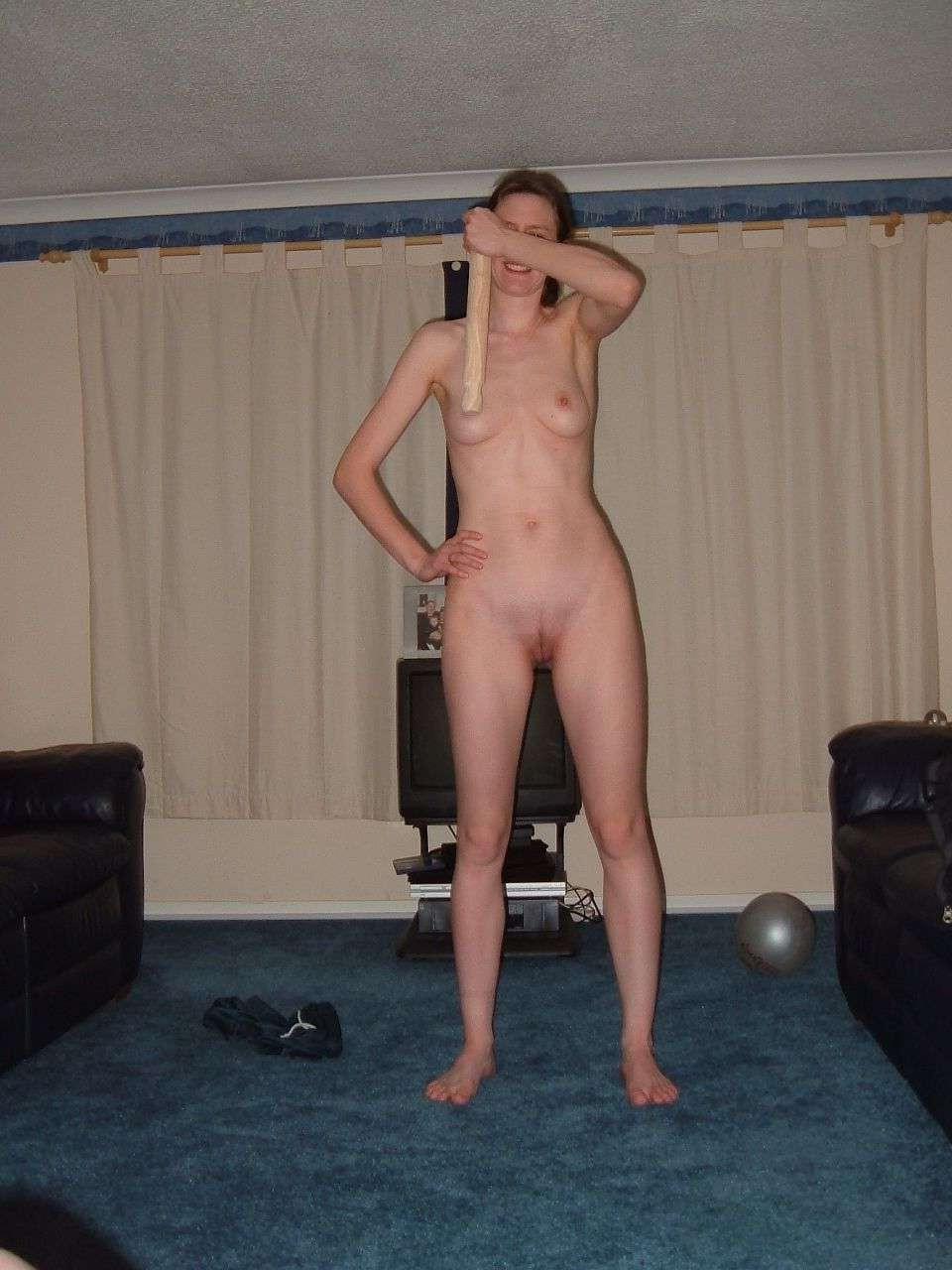 18P Skinny Alicia handcuffed and spanked