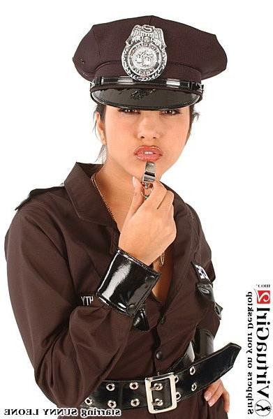 15P Sexy cop doing the perfect striptease for you