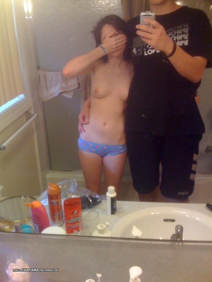 15P Hairy amateur 18 year old GF blowjob and cumshots