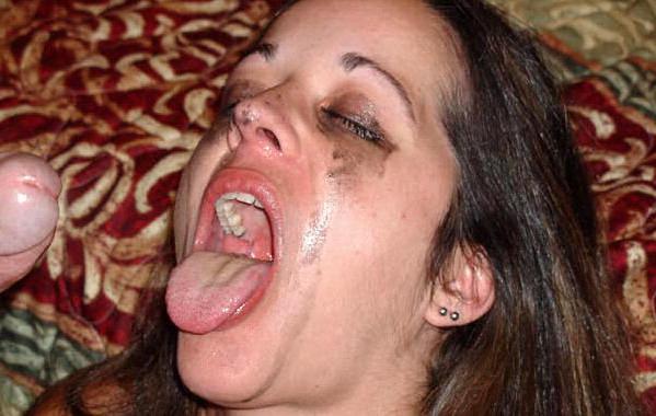 15P After sucking deepthroat girl gets loads of cum