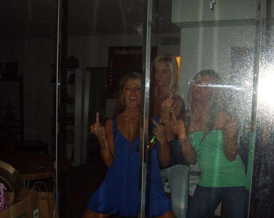 15P Drunk College Sweeties Party And Flash Perky Tits