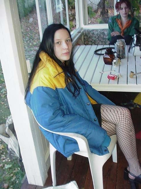 15P Drunk Goth Party Girls Wasted And Flashing Soft Pale Flesh