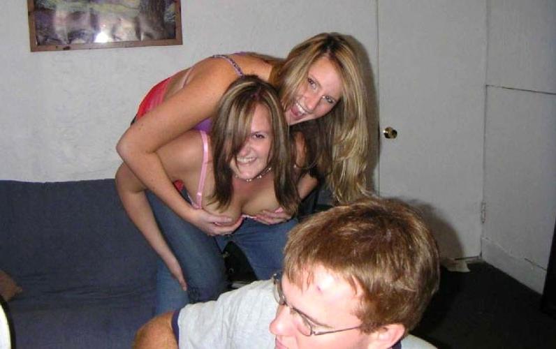 15P Drunk Chicks Going Fucking Crazy Flashing Perky Tits