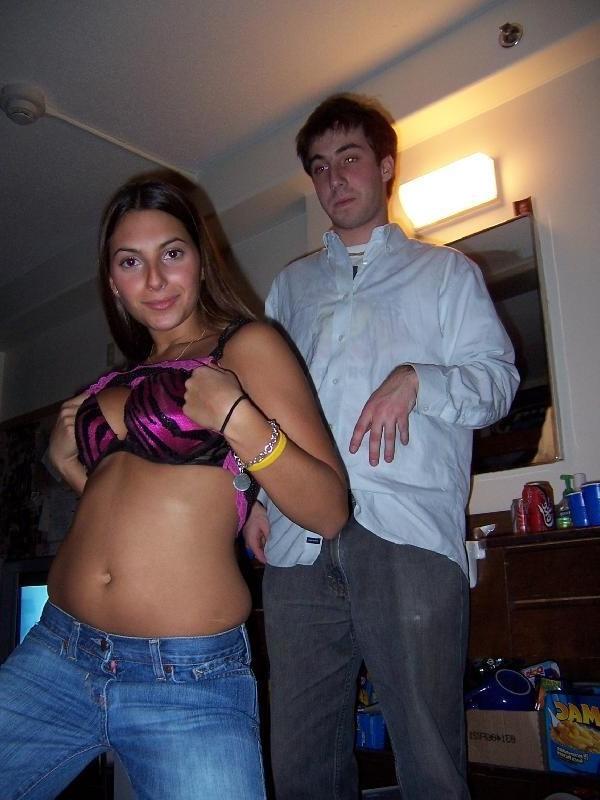 15P Drunk College Sweeties Party And Flash Perky Titties