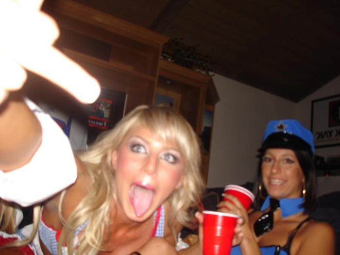 15P Sorority Chicks Trashed And Drunk At A College Party