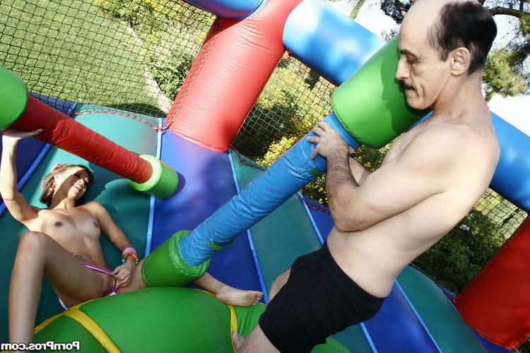 15P Young student turns into slut on old man's dirty cock