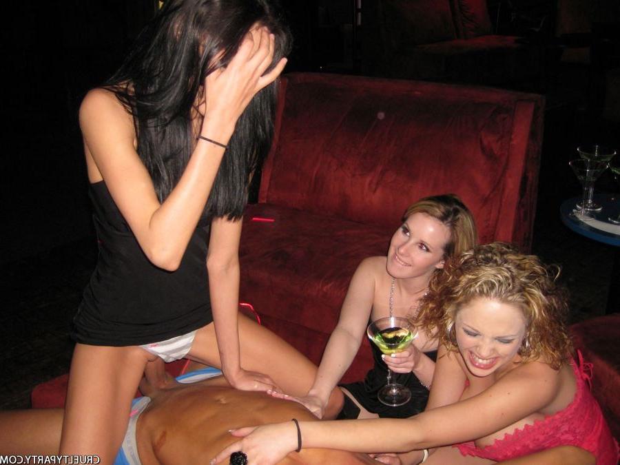 16P Ares Stone and her chicks party with their boytoy