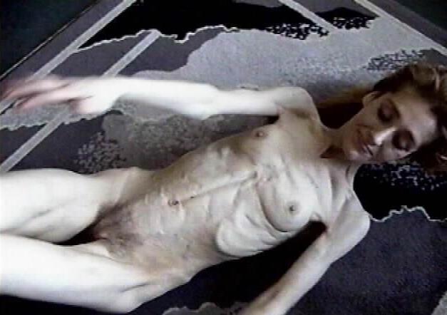 16P anorexic women posing and fucking for food