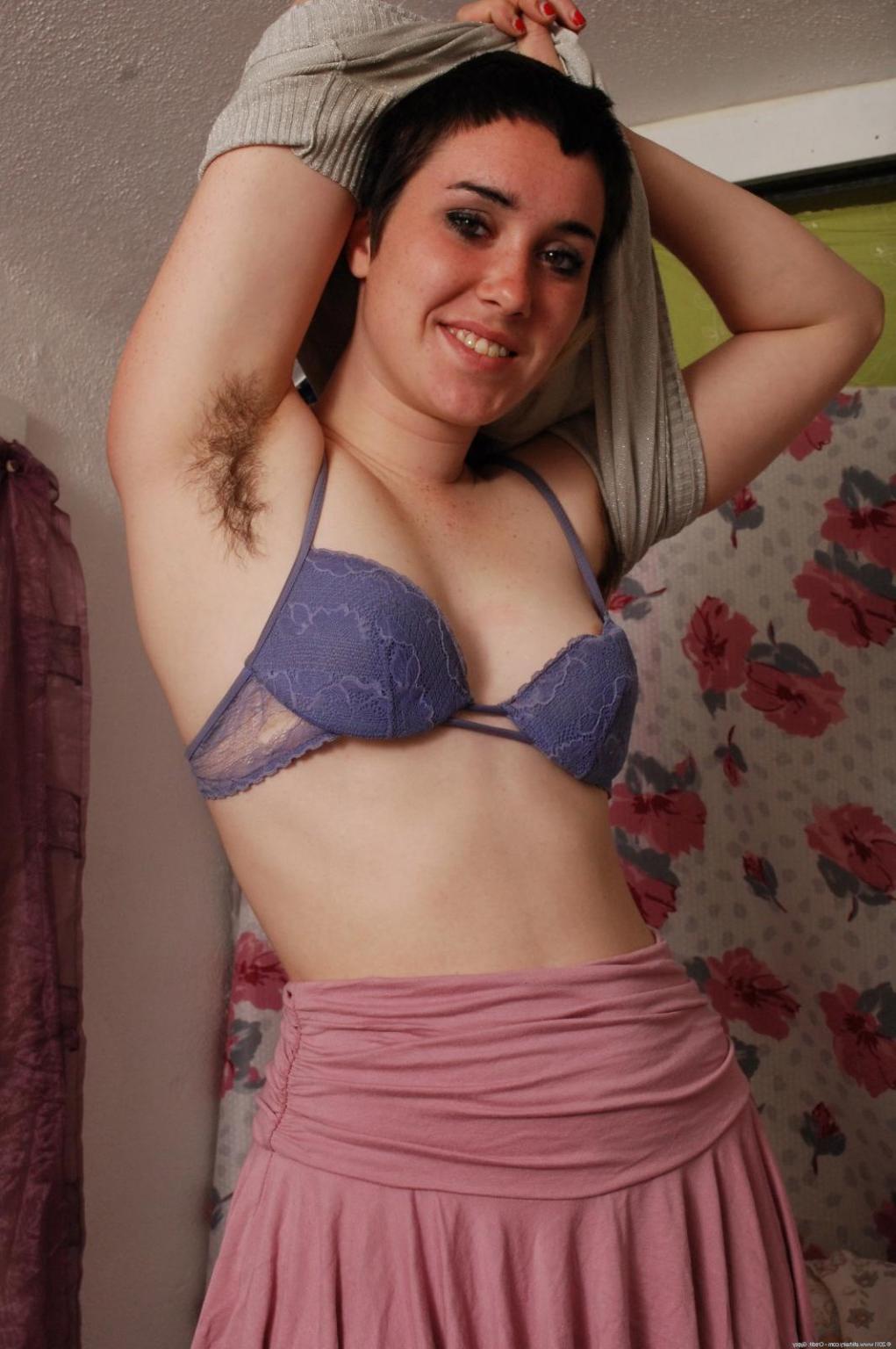 15P Furry amateur teen Barb spreading hairy pussy