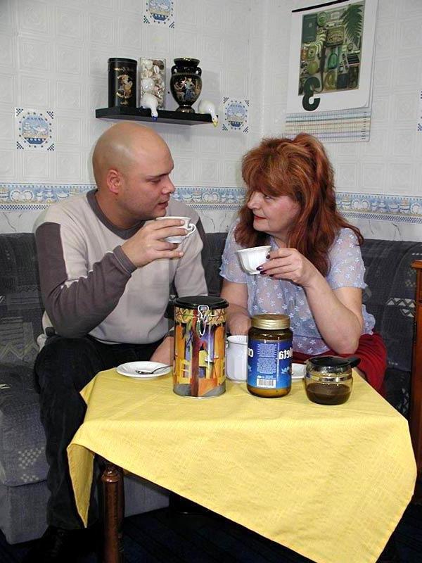 20P Redhead granny fucked by gifted guy