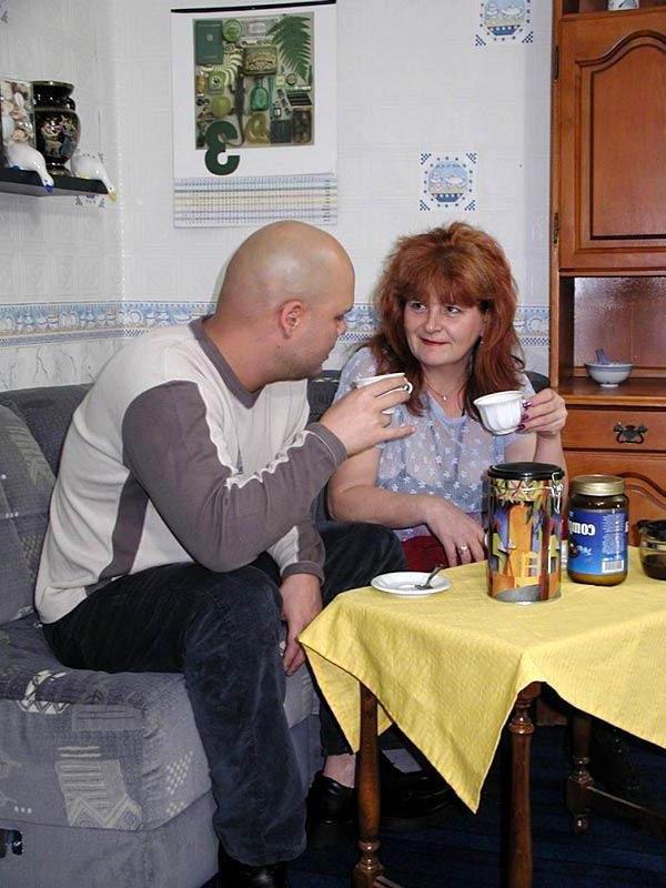 20P Redhead granny fucked by gifted guy
