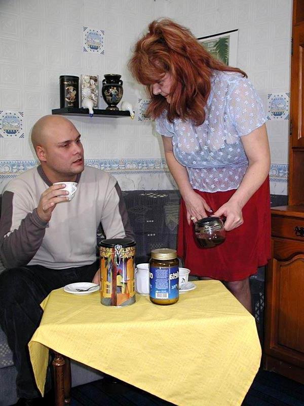 20P Redhead granny fucked by gifted guy