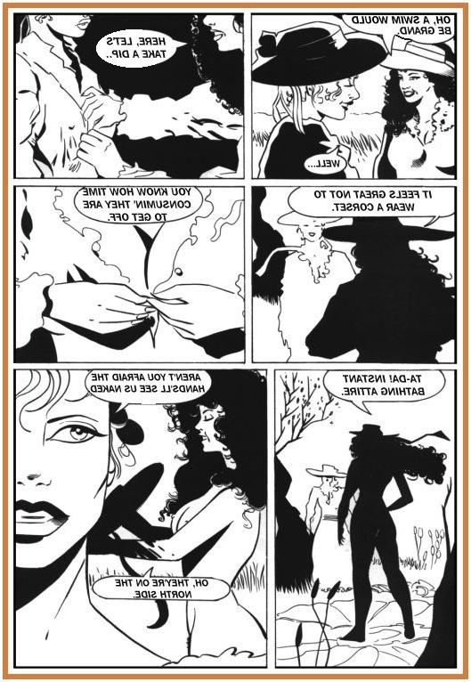 15P lesbian Southern Belles sex comic