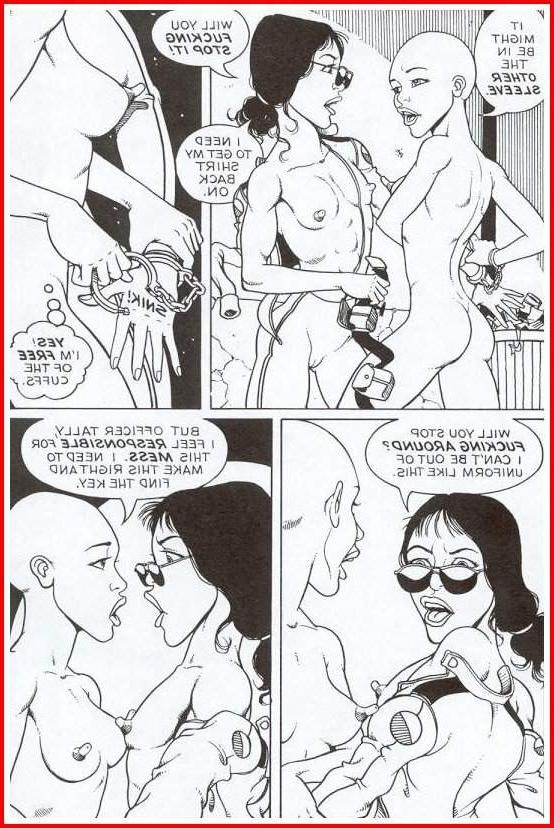 15P skinny kinky lesbian bondage comic