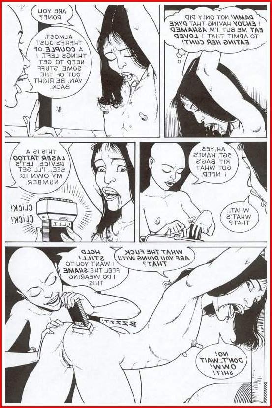 15P skinny kinky lesbian bondage comic