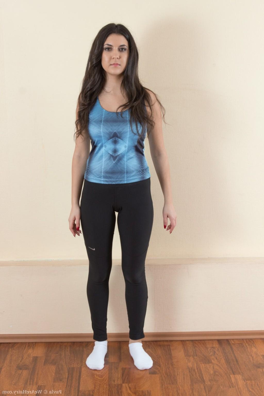 16P Pavla does erotic yoga and strips naked 