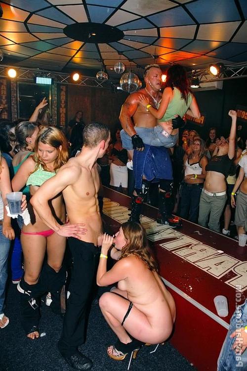 16P Great gangbang party with bitches fucking all