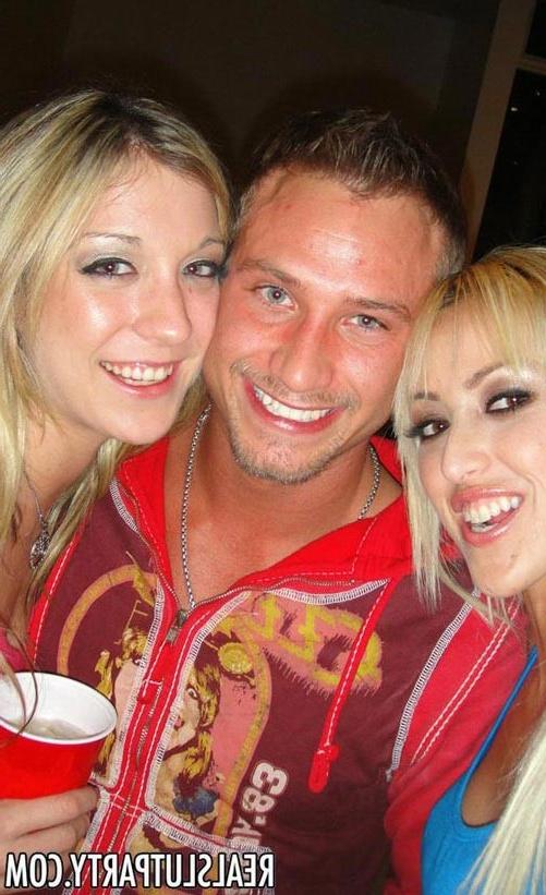 17P Drunk slut blonde college teens hardcore group sex party
