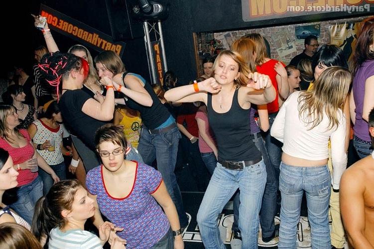 16P Horny cute drunk babes hardcore sex party