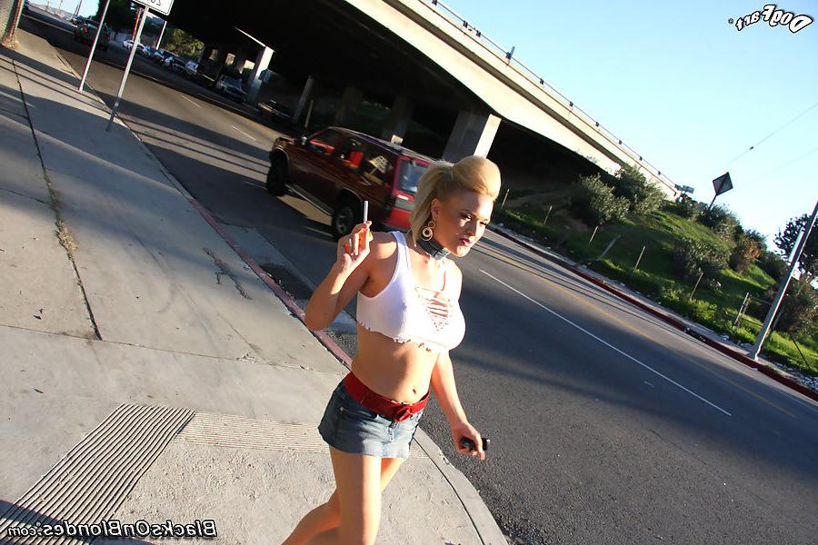 18P busty blonde Krissy Lynn gets gangbanged by four hung blacks