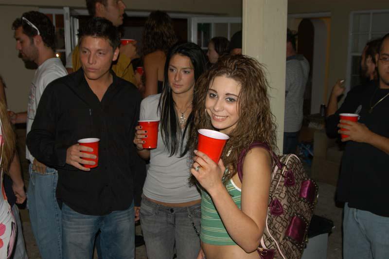 16P Drunk college teens hard group sex at party