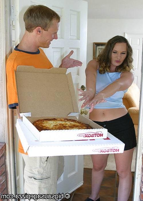 18P Teen getting double teamed by pizza guy and his friend