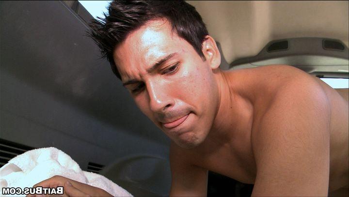 16P Straight guy has gay experience in the reality van