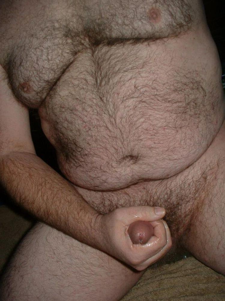15P Hairy bear bfs posing and jerking off cock gallery 3