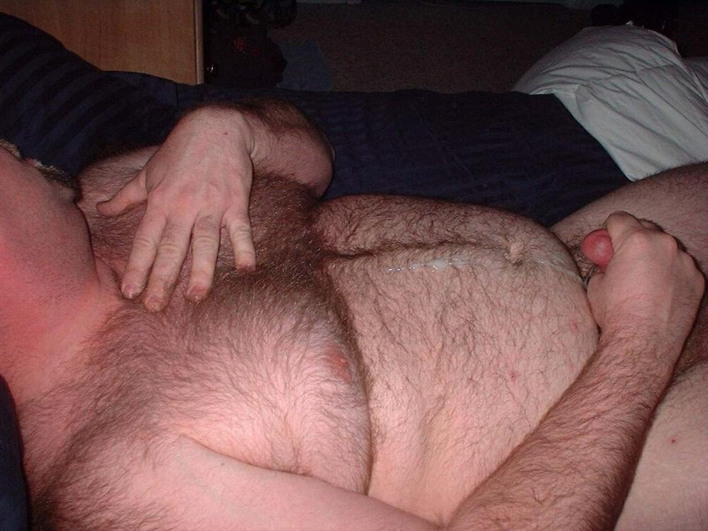5P Hairy bear bfs posing and jerking off cock gallery 5