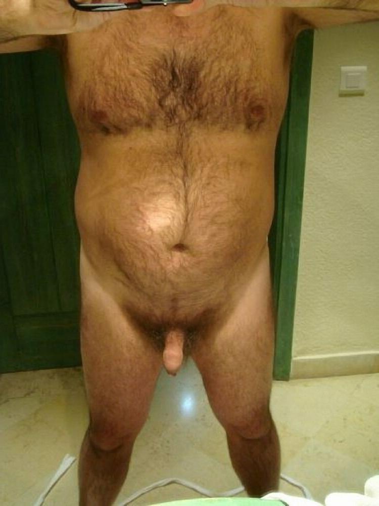 15P Hairy bear bfs posing and jerking off cock gallery 19