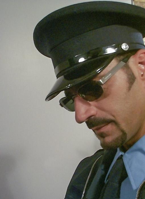 19P A hairy chested policeman and twink dildoing, fucking and cummng