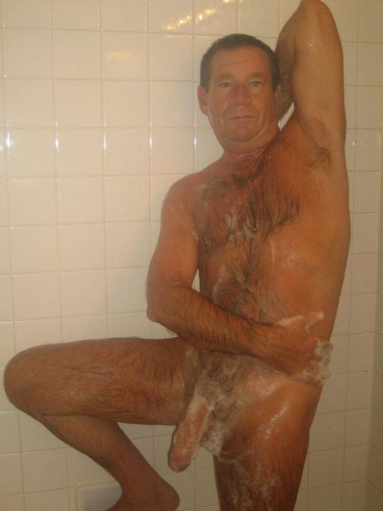 15P Hairy bear bfs posing and jerking off cock gallery 13