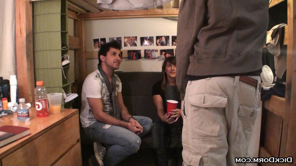 12P 4 hot gay college dudes get their asses drilled hard against the couch hot fucki