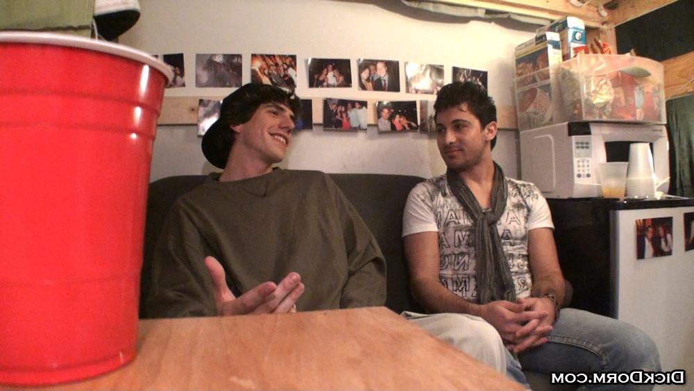 12P 4 hot gay college dudes get their asses drilled hard against the couch hot fucki