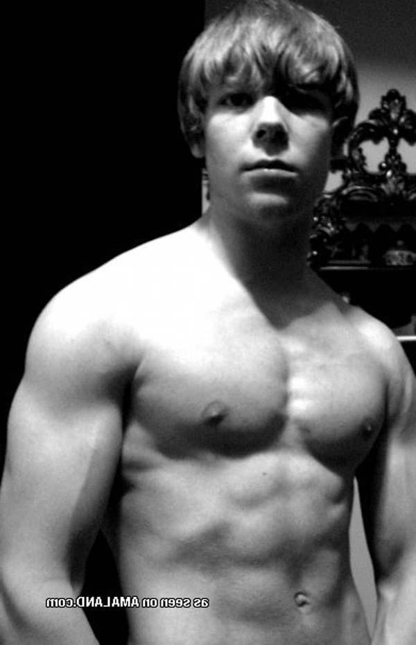 15P Picture compilation of two muscular studs showing their cocks 