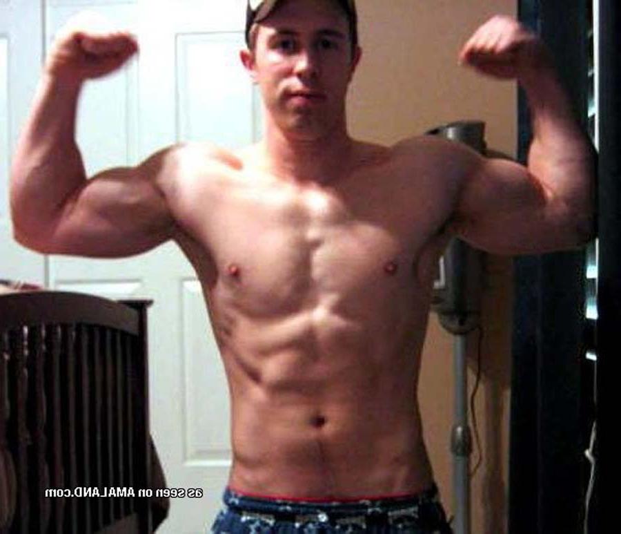 15P Picture compilation of two muscular studs showing their cocks 