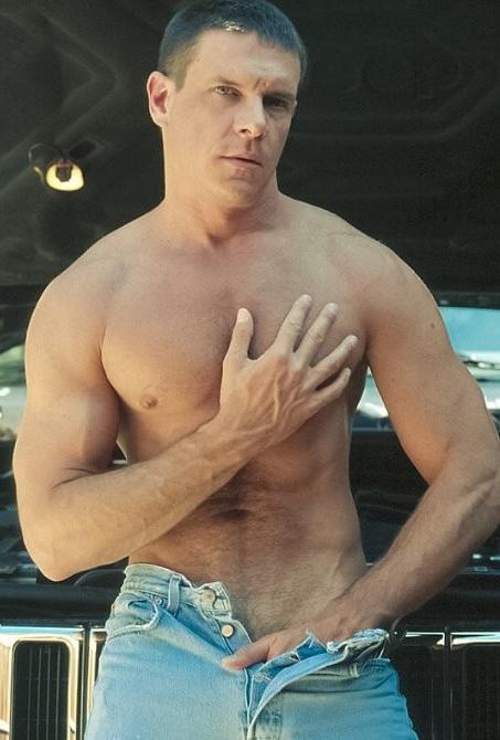 20P Forty years old mature moto mechanic stripping and showing off