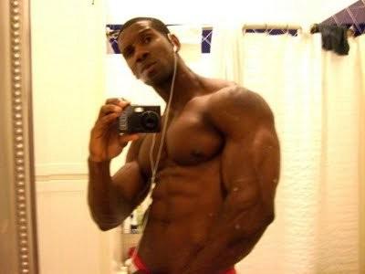 10P Horny black guy masturbates until he blows his load